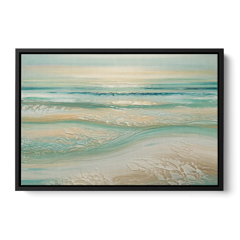 Sitka Ocean Breeze Front - Black Canvas Wall Art