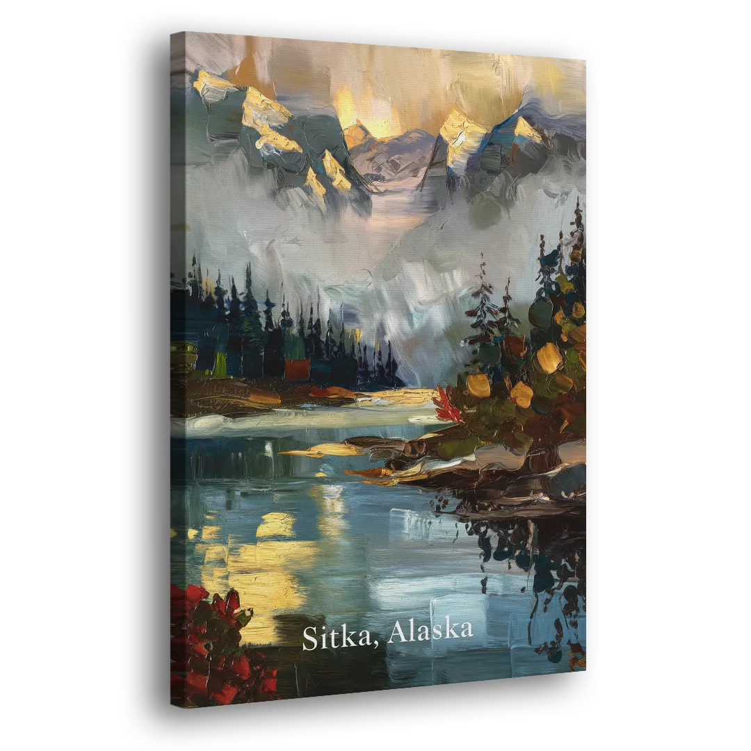 Sitka Scenic Reflections Side - Canvas Wall Art