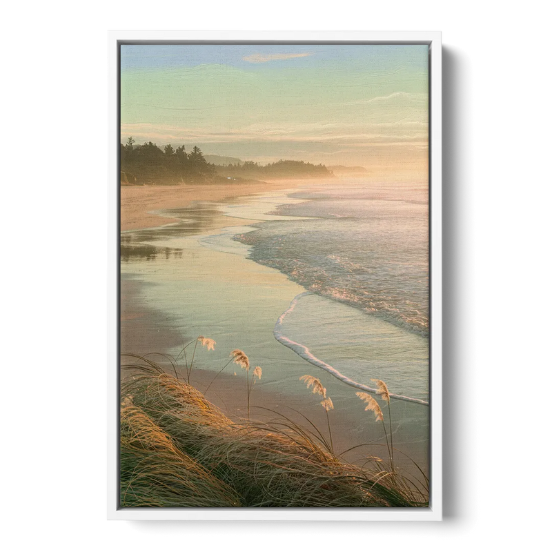 Sitka Tranquil Shores Front - White Canvas Wall Art