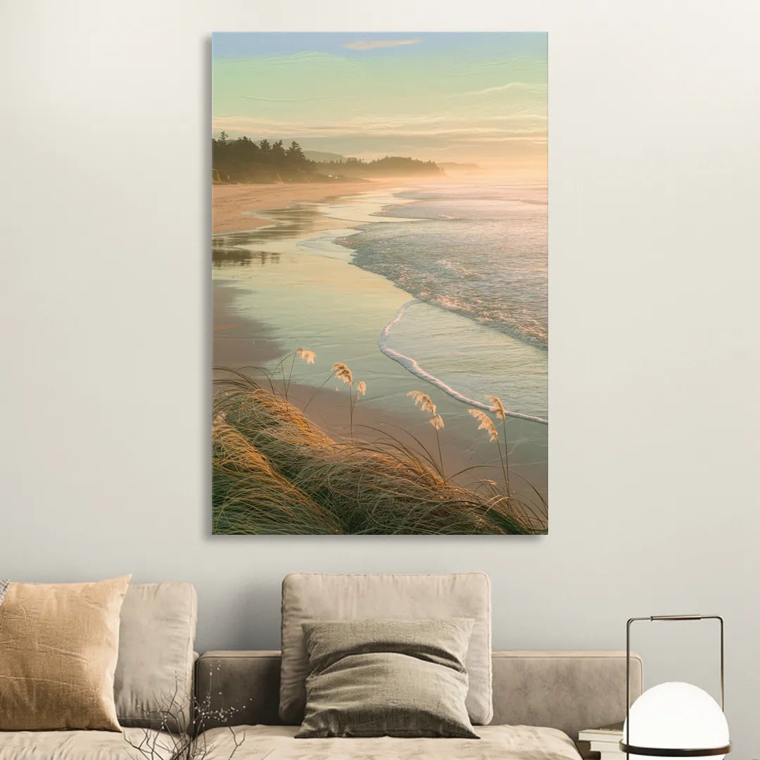Sitka Tranquil Shores Sitting Room - Canvas Wall Art