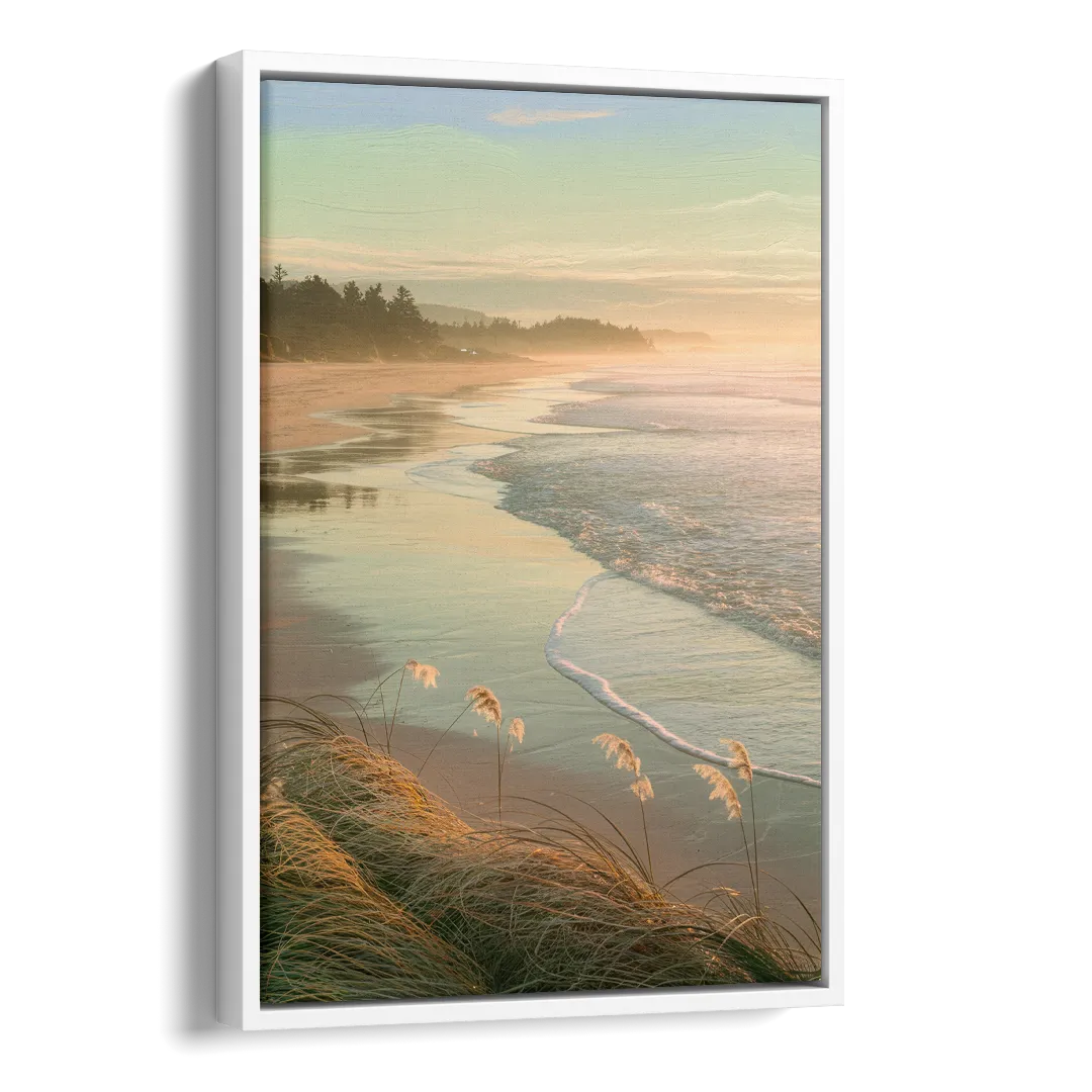 Sitka Tranquil Shores Side - White Canvas Wall Art