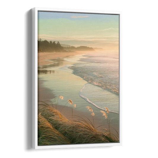 Sitka Tranquil Shores Side - White Canvas Wall Art