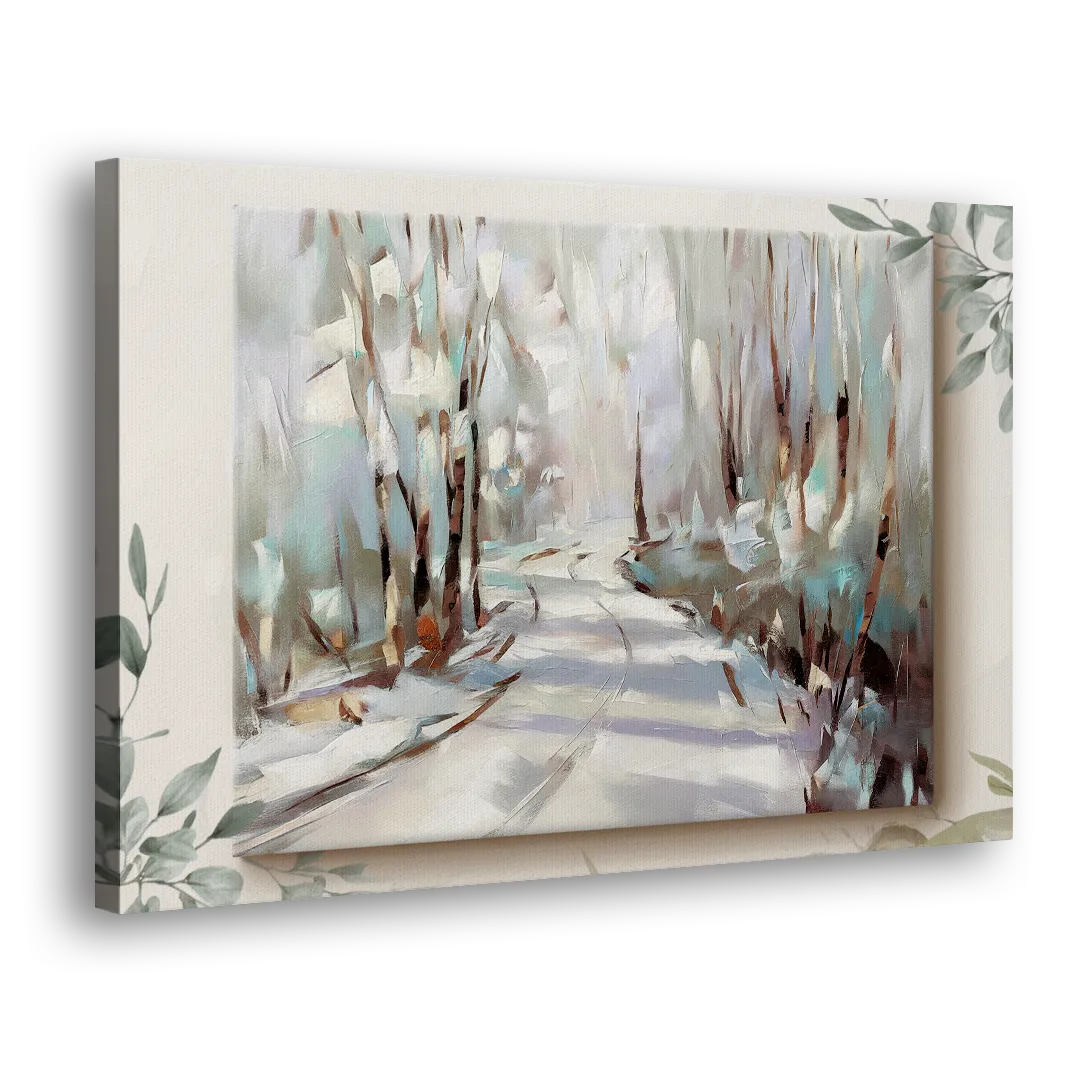 Sitka Tree Lined Trails Side - Canvas Wall Art