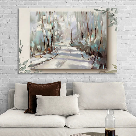 Sitka Tree Lined Trails Living Room - Canvas Wall Art