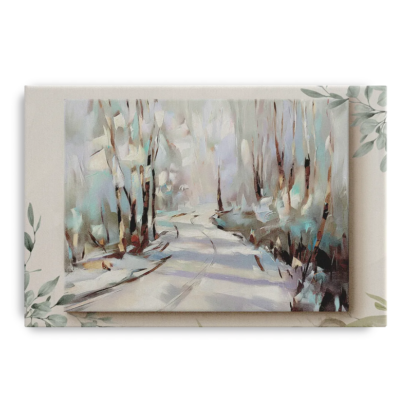 Sitka Tree Lined Trails Front - Canvas Wall Art