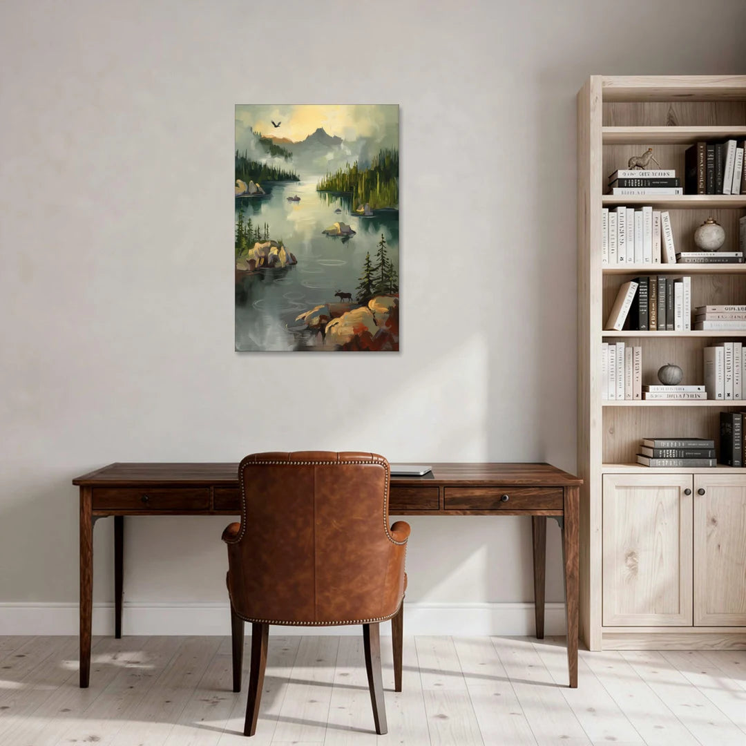 Sitka Wilderness Escape - Canvas Wall Art - Office - 24x36