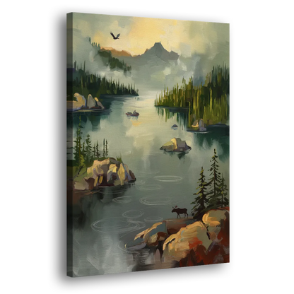 Sitka Wilderness Escape Side - Canvas Wall Art