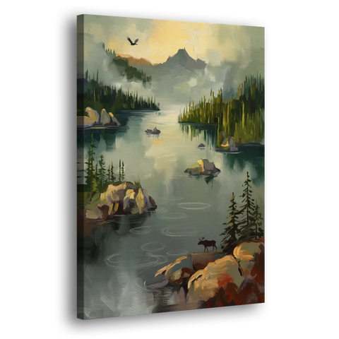Sitka Wilderness Escape - Canvas Wall Art