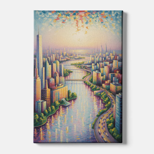 Skylon Tower View - Canvas Wall Art