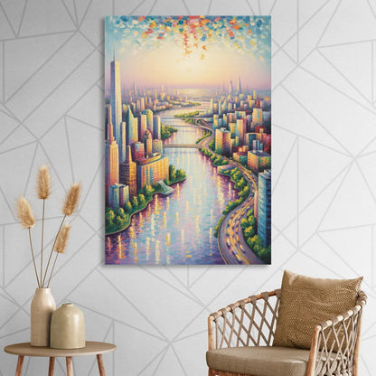 Skylon Tower View Living Room - Canvas Wall Art