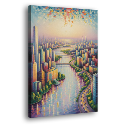 Skylon Tower View Side - Canvas Wall Art