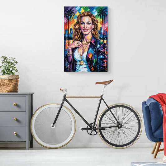 Smiling Soul 2.0 - Canvas Wall Art Living Room