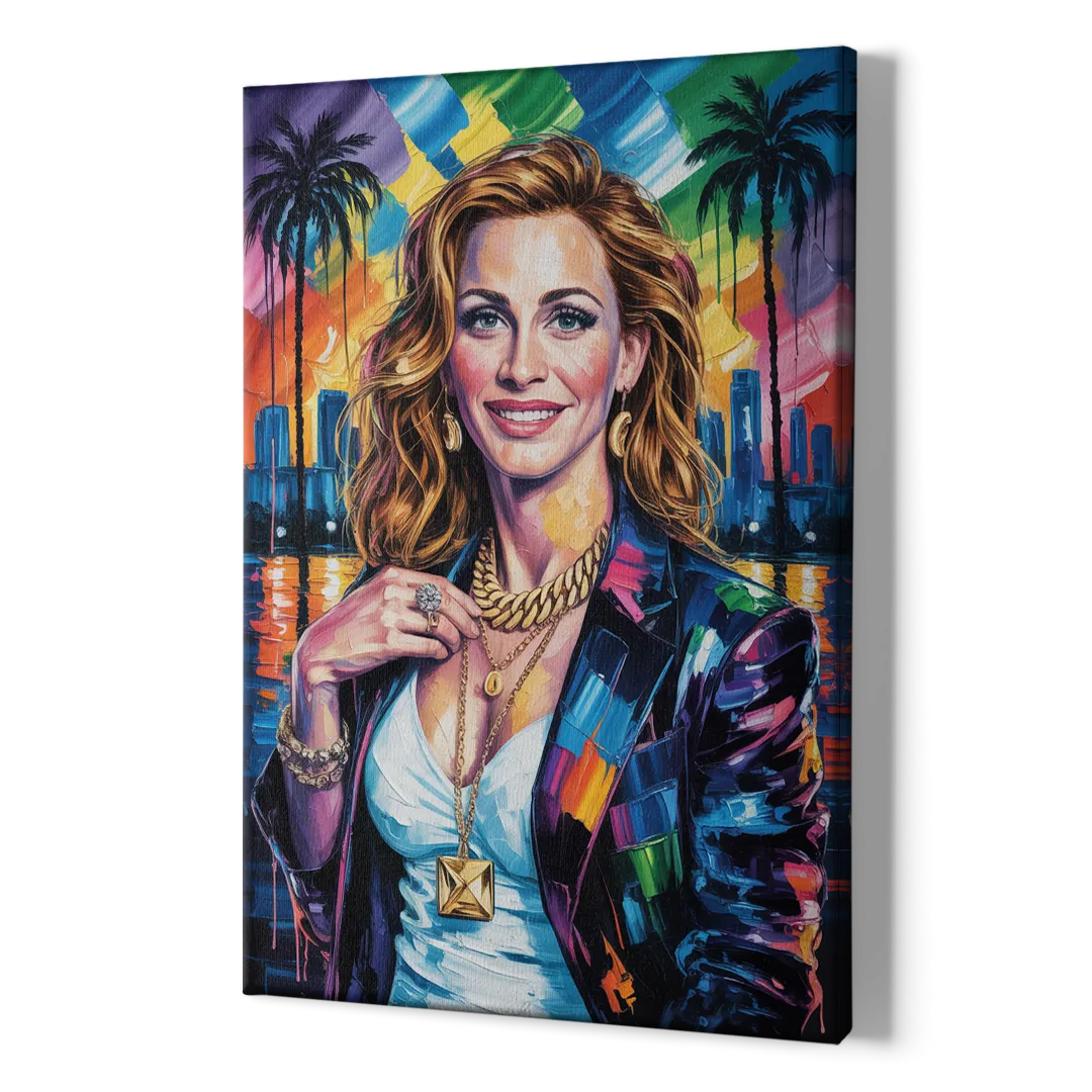 Smiling Soul 2.0 - Canvas Print Art Sides
