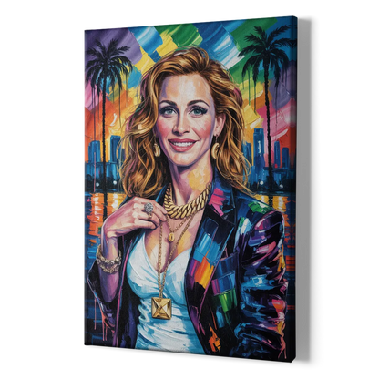 Smiling Soul 2.0 - Canvas Print Art Sides