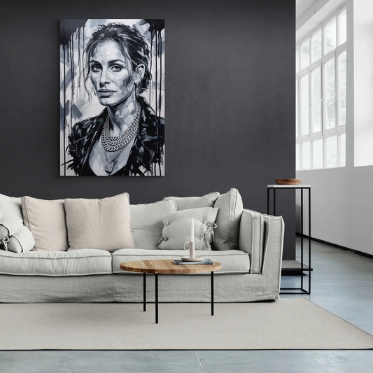 Smiling Soul - Canvas Wall Art Living Room