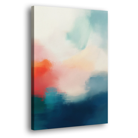 Spectrum Sea - Canvas Wall Art - Side