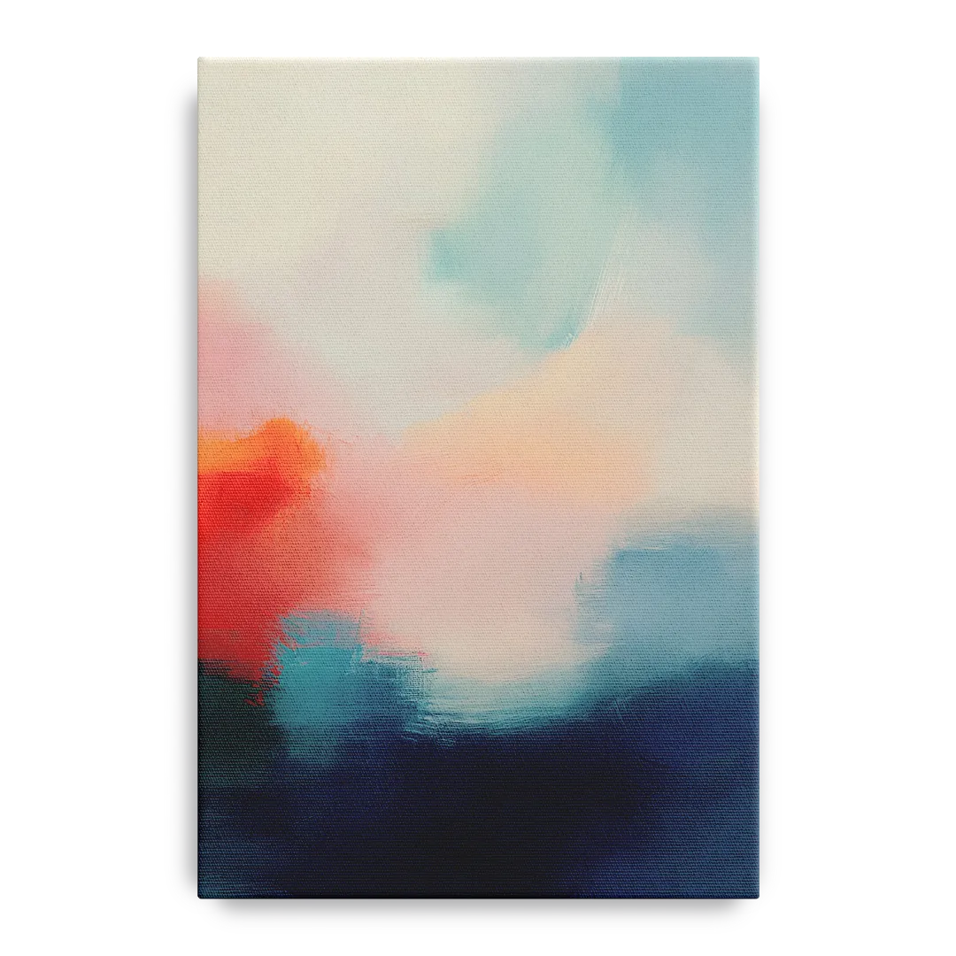 Spectrum Sea Front - Canvas Wall Art