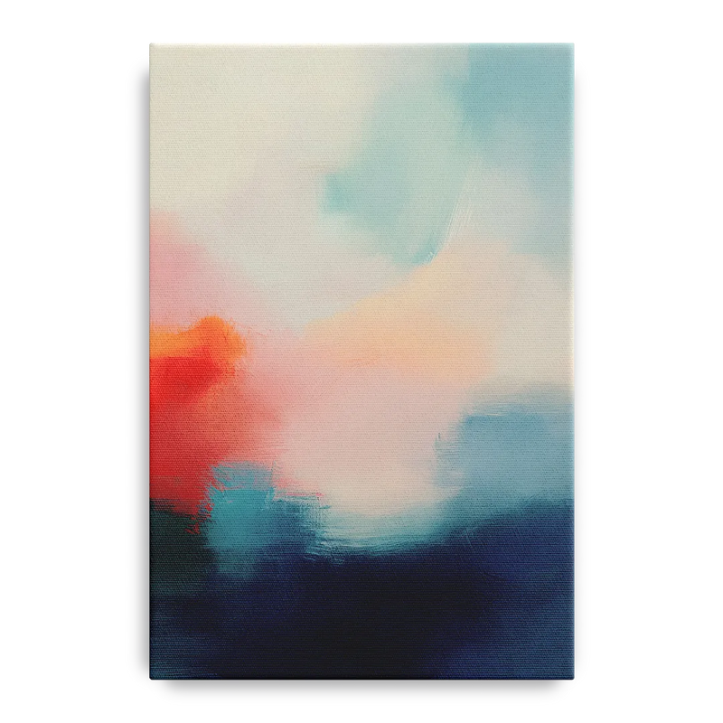 Spectrum Sea Front - Canvas Wall Art