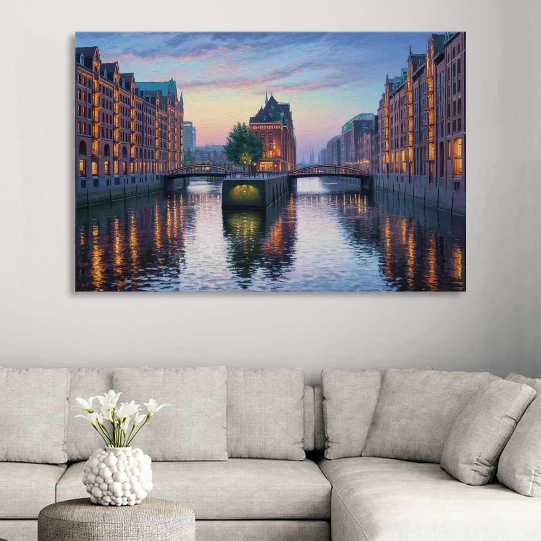 Speicherstadt Dreams Sitting Room - Canvas Wall Art