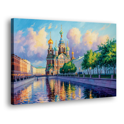 Spilled Blood Splendor Side - Canvas Wall Art