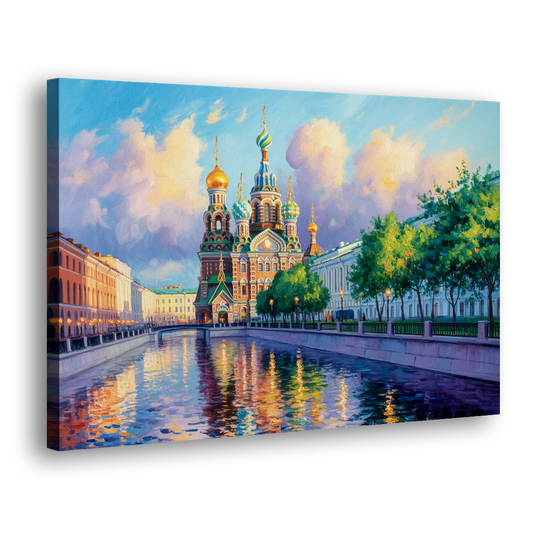 Spilled Blood Splendor Side - Canvas Wall Art