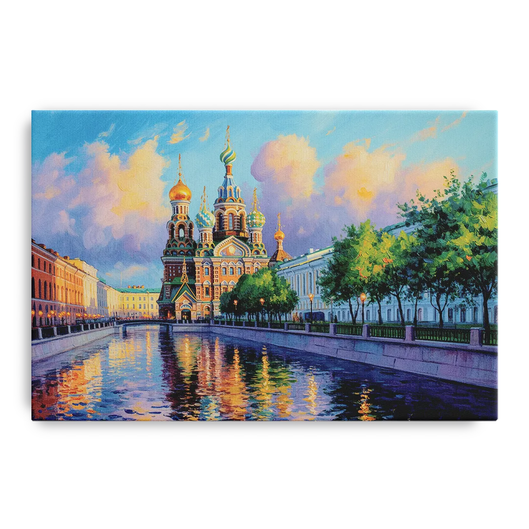 Spilled Blood Splendor Front - Canvas Wall Art
