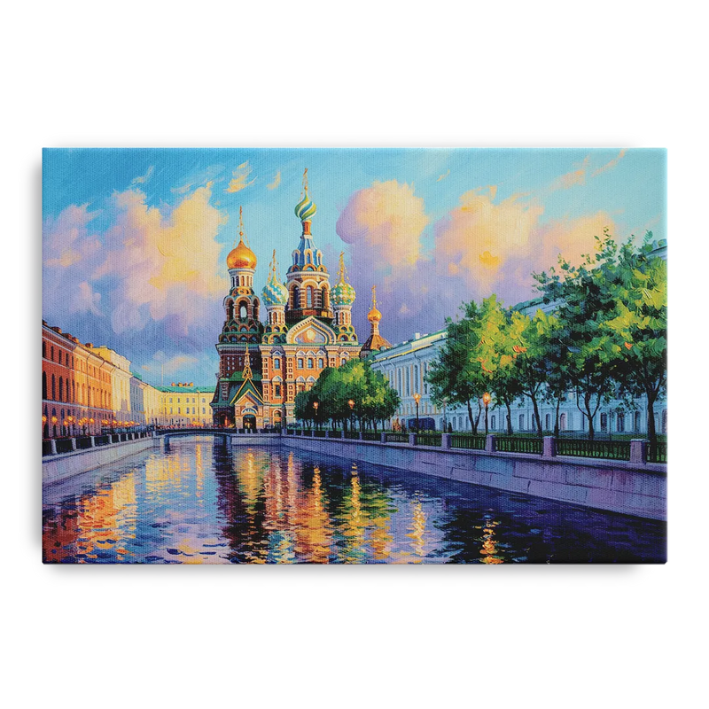Spilled Blood Splendor Front - Canvas Wall Art