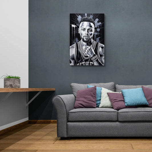 Splash 2.0 - Canvas Wall Art Living Room