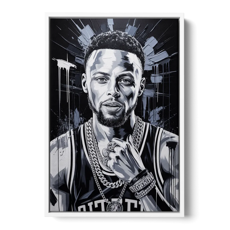 Splash 2.0 Front - White Canvas Wall Art