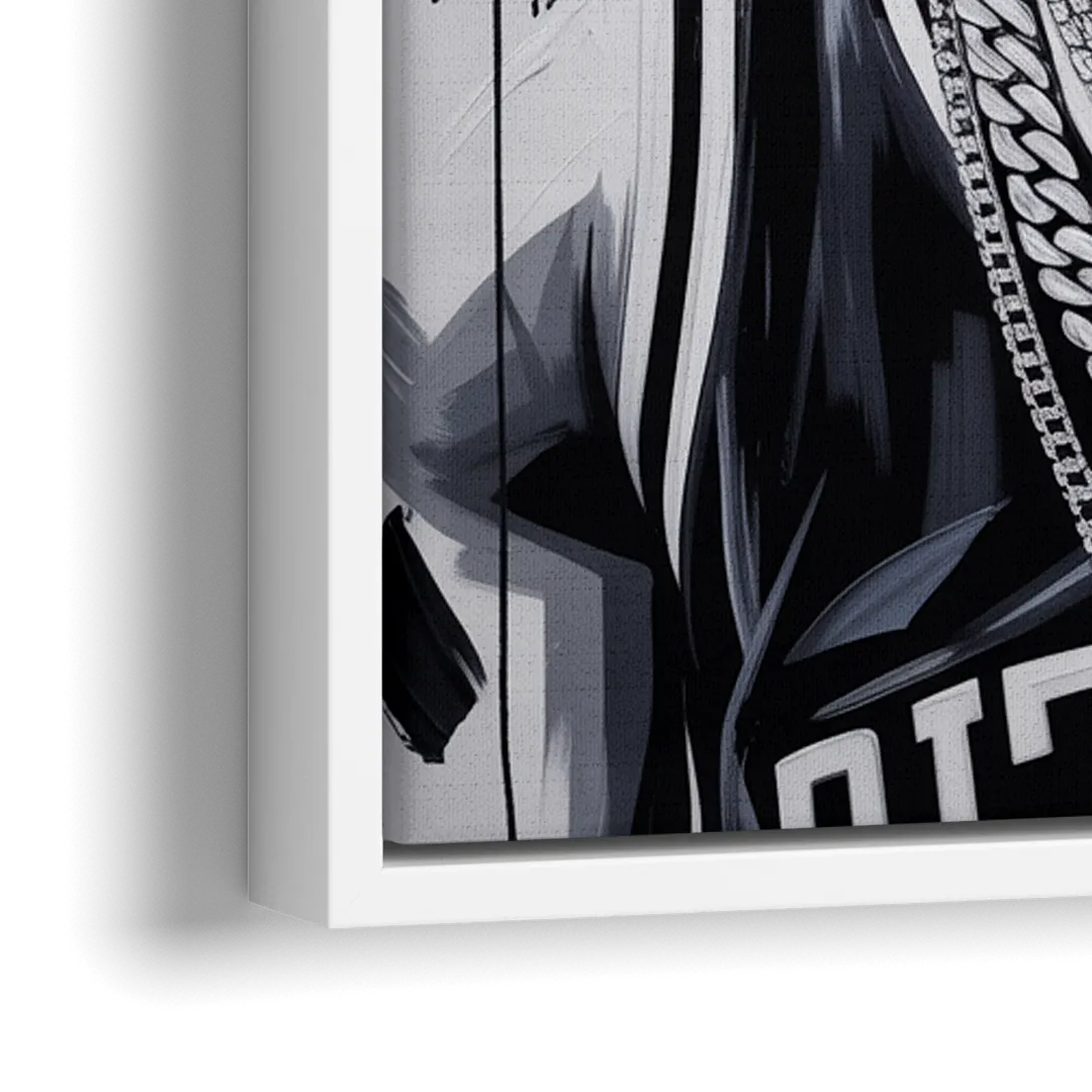 Splash 2.0 - Close-Up White Frame Canvas