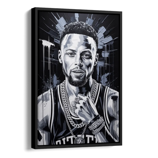 Splash 2.0 Side - Black Canvas Wall Art