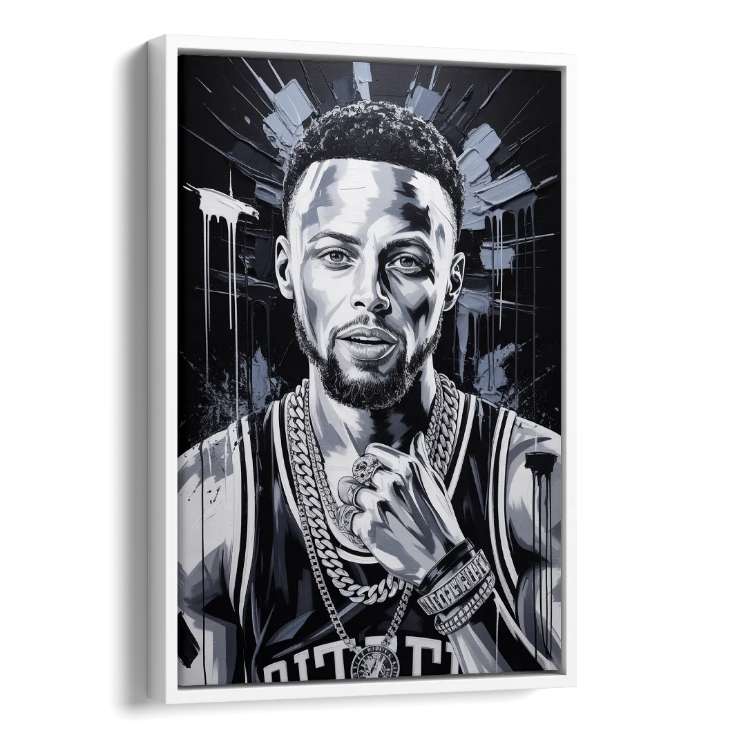 Splash 2.0 Side - White Canvas Wall Art