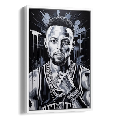 Splash 2.0 Side - White Canvas Wall Art