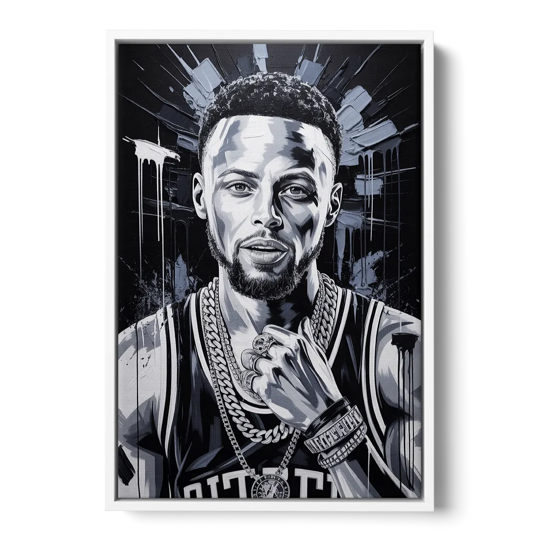 Splash 2.0 - White Frame Canvas