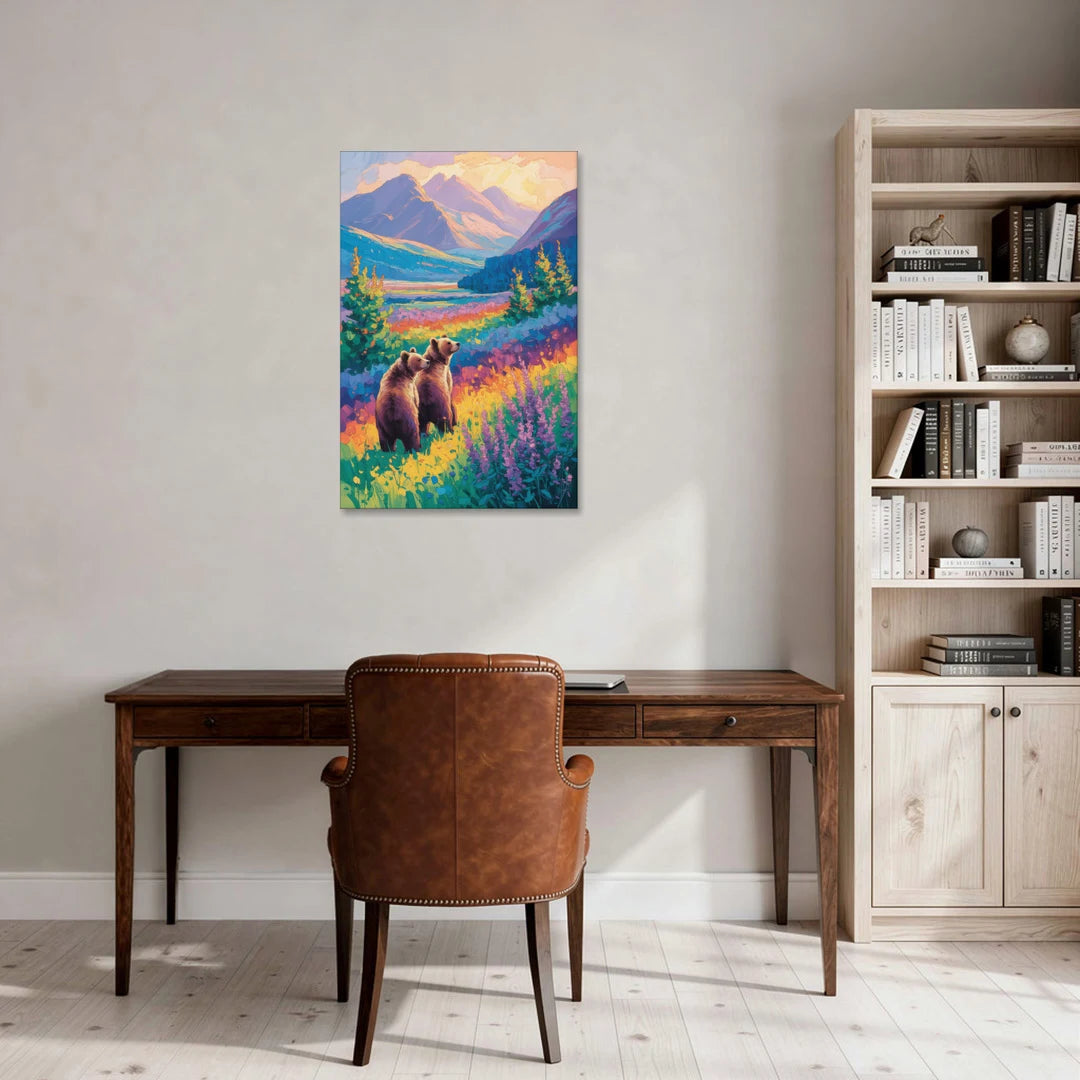 Splendid Bear Mountain Vista - Canvas Wall Art - Office - 24x36