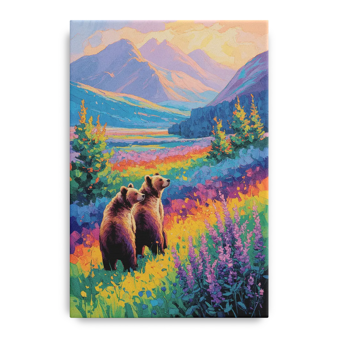 Splendid Bear Mountain Vista - Canvas Wall Art