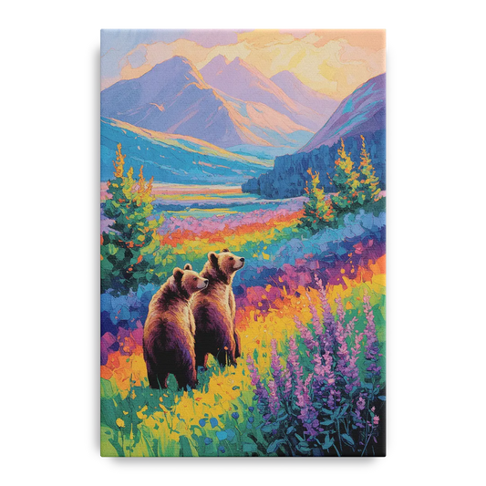 Splendid Bear Mountain Vista - Canvas Wall Art