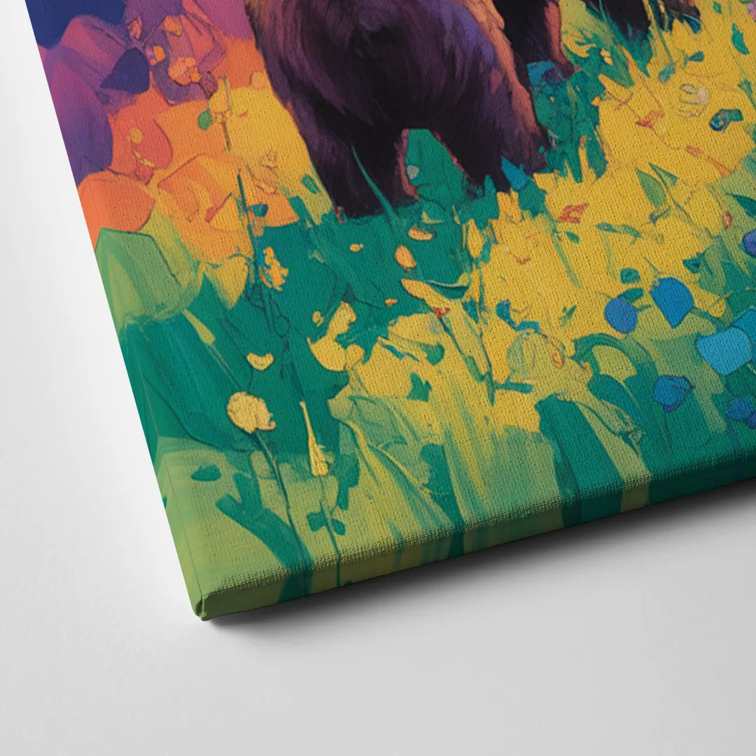 Splendid Bear Mountain Vista Canvas Close Up