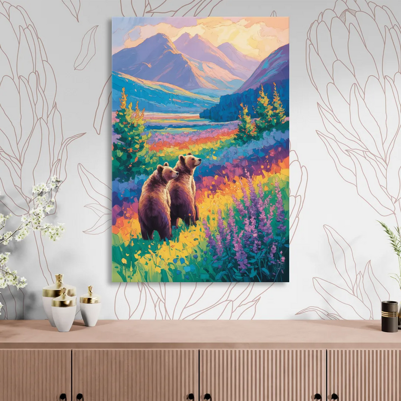 Splendid Bear Mountain Vista Sitting Room - Canvas Wall Art