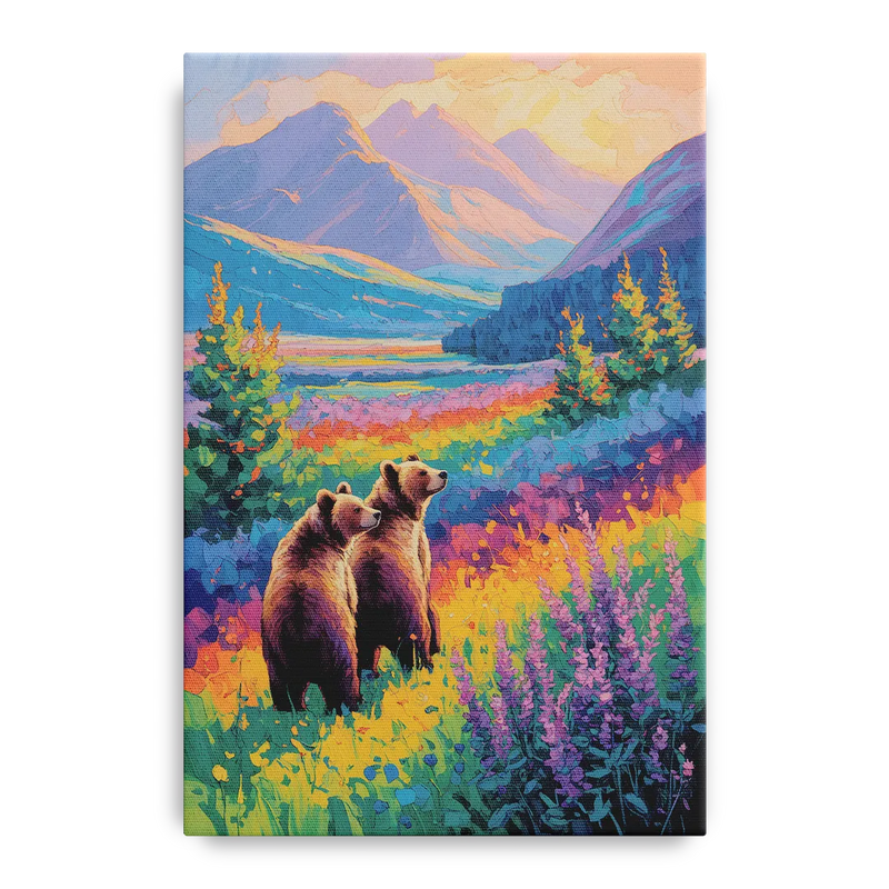 Splendid Bear Mountain Vista Front - Canvas Wall Art