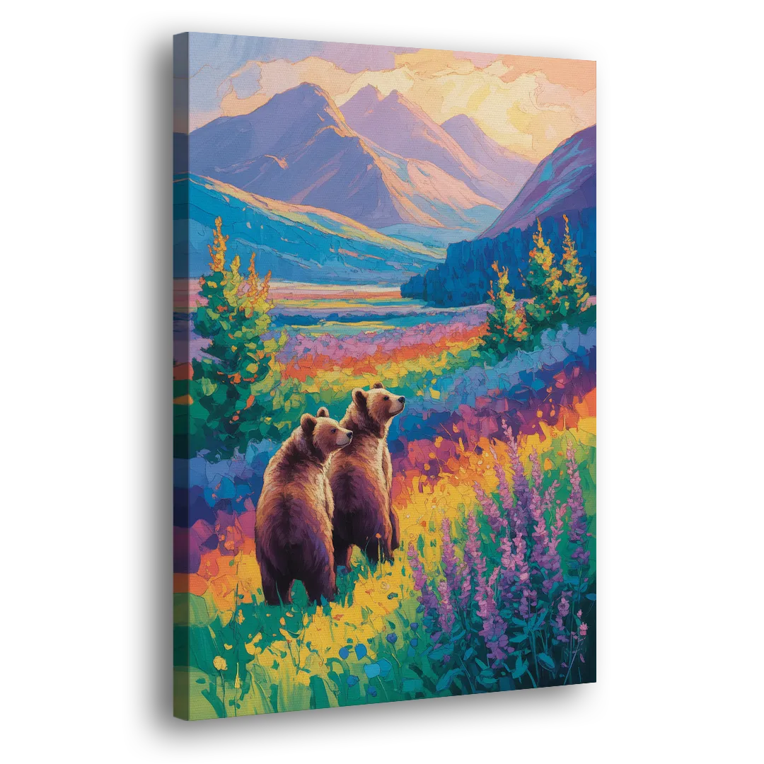 Splendid Bear Mountain Vista Side - Canvas Wall Art