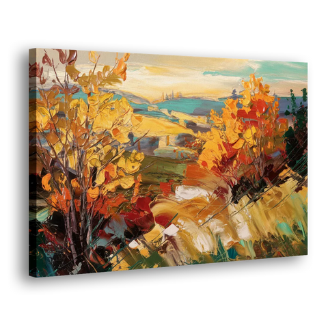 Spokane Autumn Colors - Canvas Wall Art