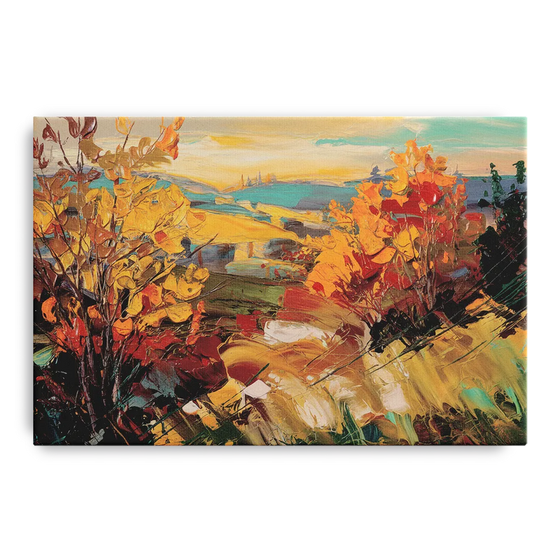 Spokane Autumn Colors Front - Canvas Wall Art