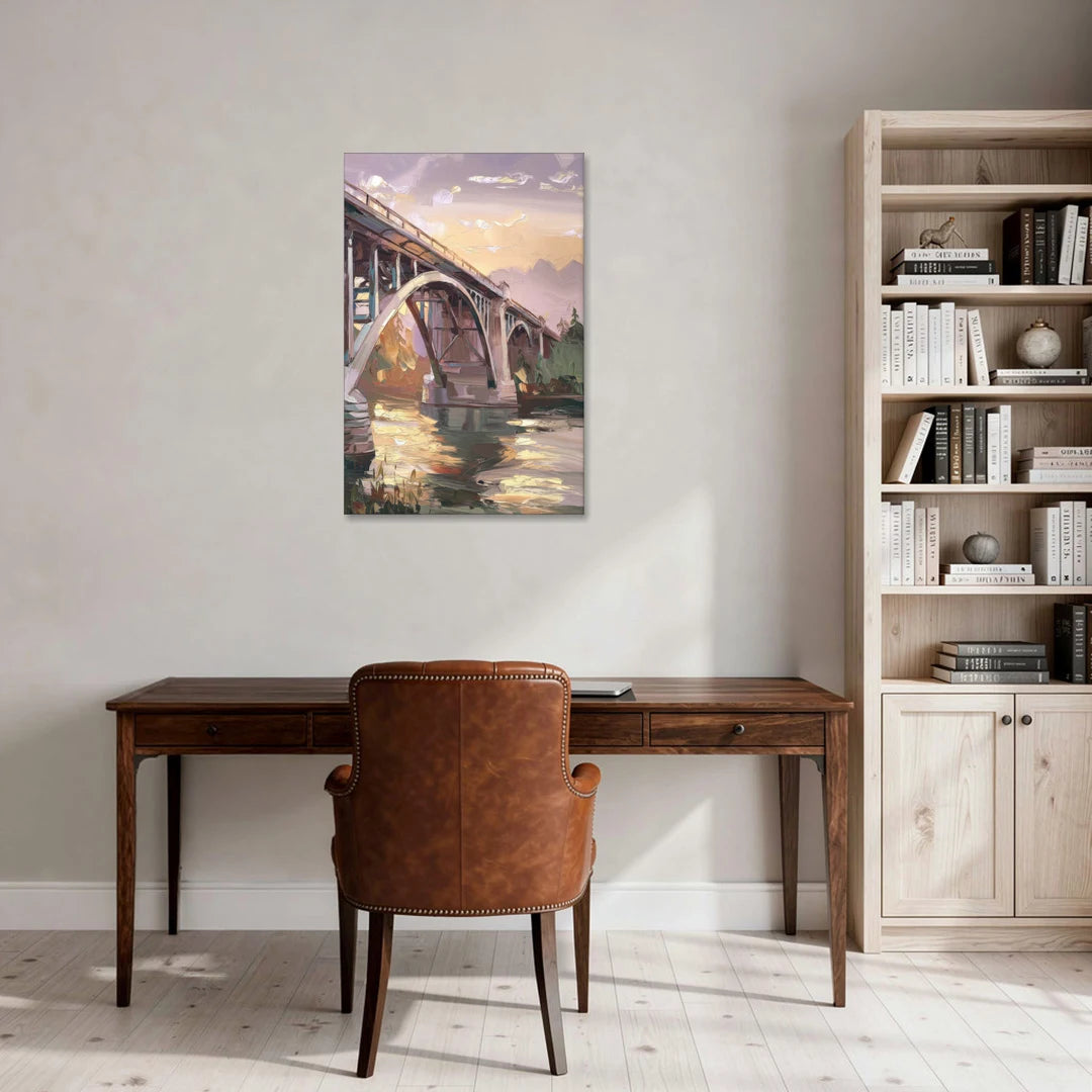 Spokane Historic Landmarks - Canvas Wall Art - Office - 24x36