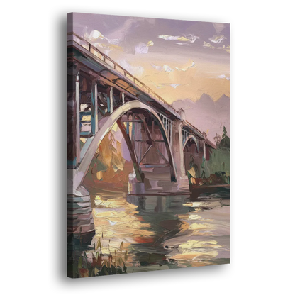 Spokane Historic Landmarks Side - Canvas Wall Art