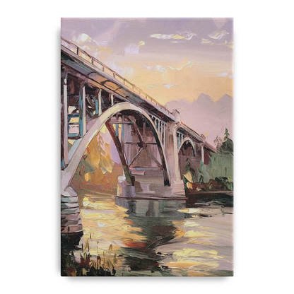 Spokane Historic Landmarks Front - Canvas Wall Art