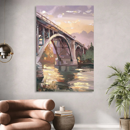 Spokane Historic Landmarks Living Room - Canvas Wall Art