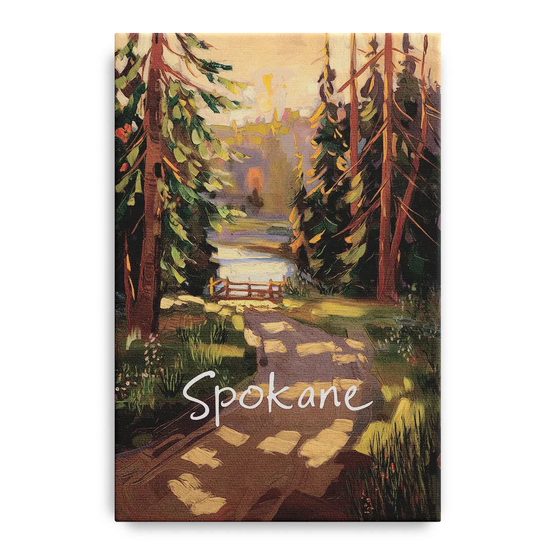 Spokane Nature Trails Front - Canvas Wall Art
