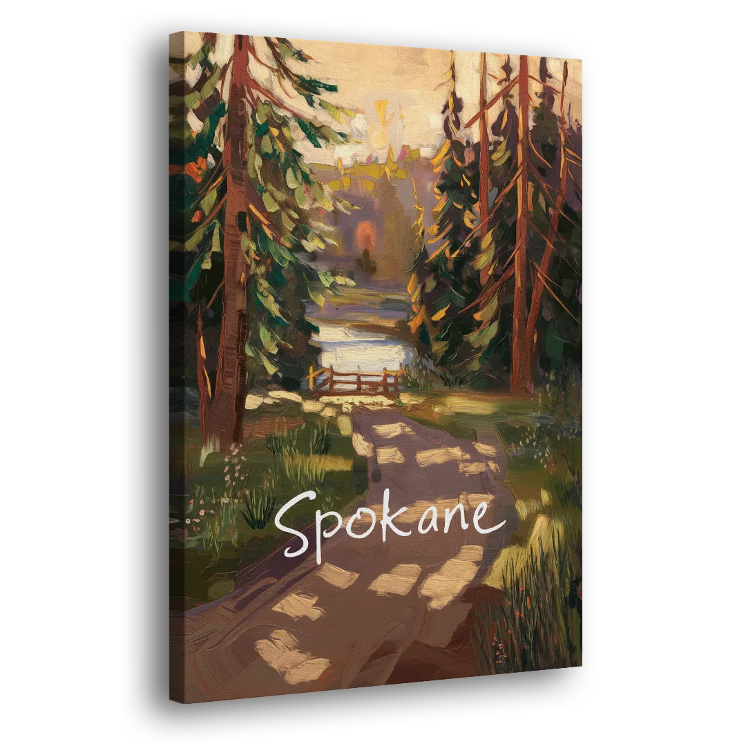 Spokane Nature Trails Side - Canvas Wall Art