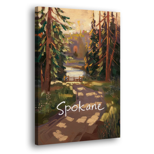 Spokane Nature Trails Side - Canvas Wall Art